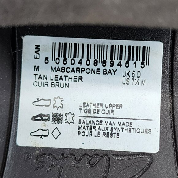 Clarks Shoes Womens Size 7.5 Brown Leather Chelsea Boots *Read* - Picture 9 of 13